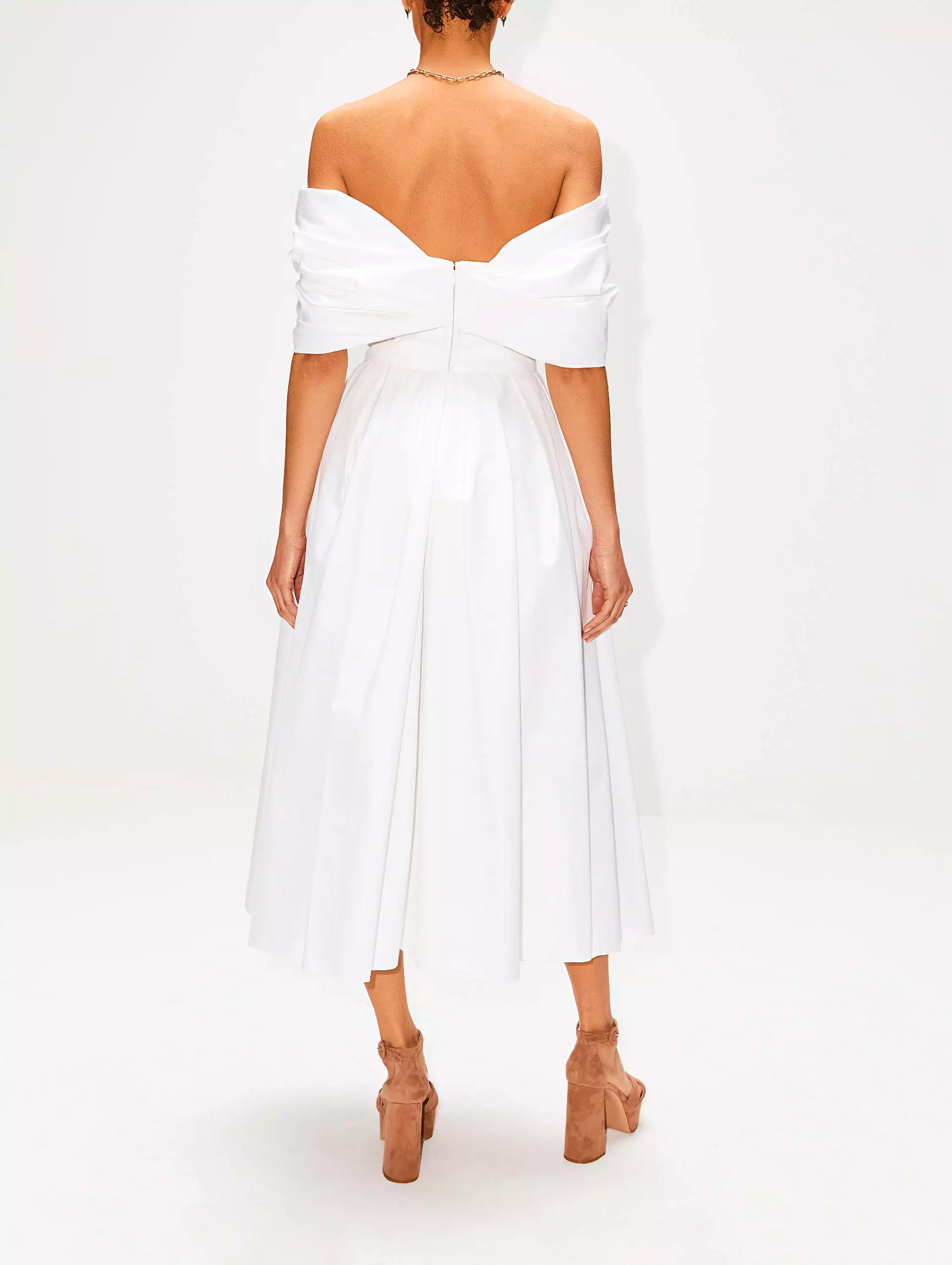 Poplin Midi Dress