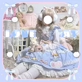 pre order macaroon soy milk lolita JSK dress