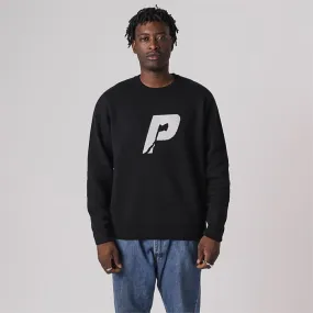 Pursuit Knit in Black | Hoodies & Crews | Stirling Sports