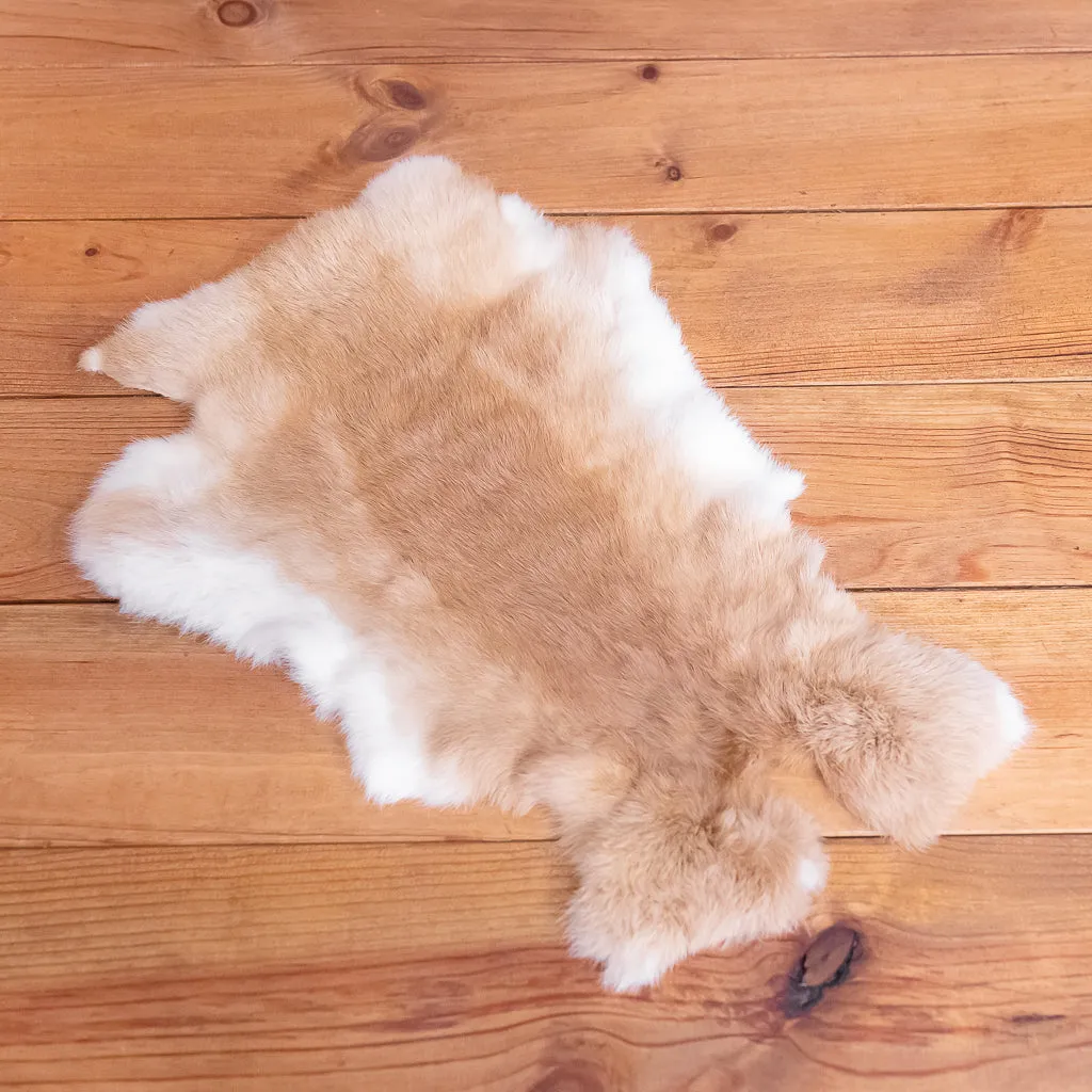 Rabbit Fur Skin (light reddish brown/white)