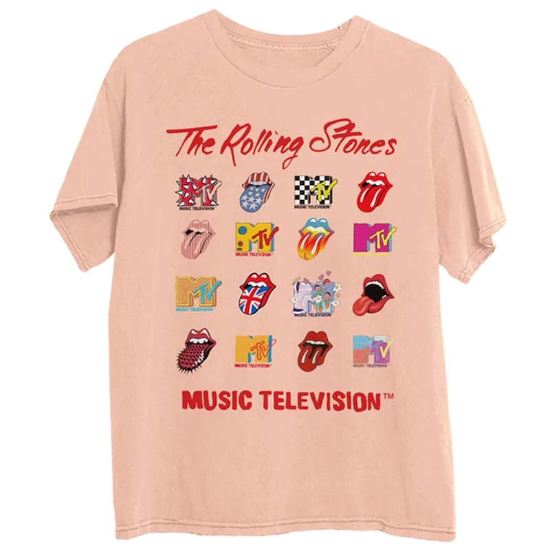 Rolling Stones MTV Tongues Short Sleeve T-Shirt