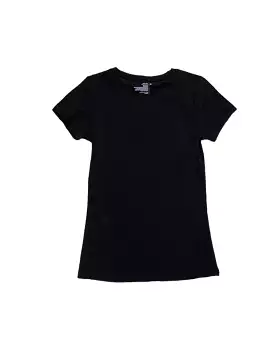 Round Neck Solid Tee