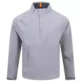 Shield Half Zip Rain Shell Classic Fit Waterproof Jacket Gale Grey - SS24