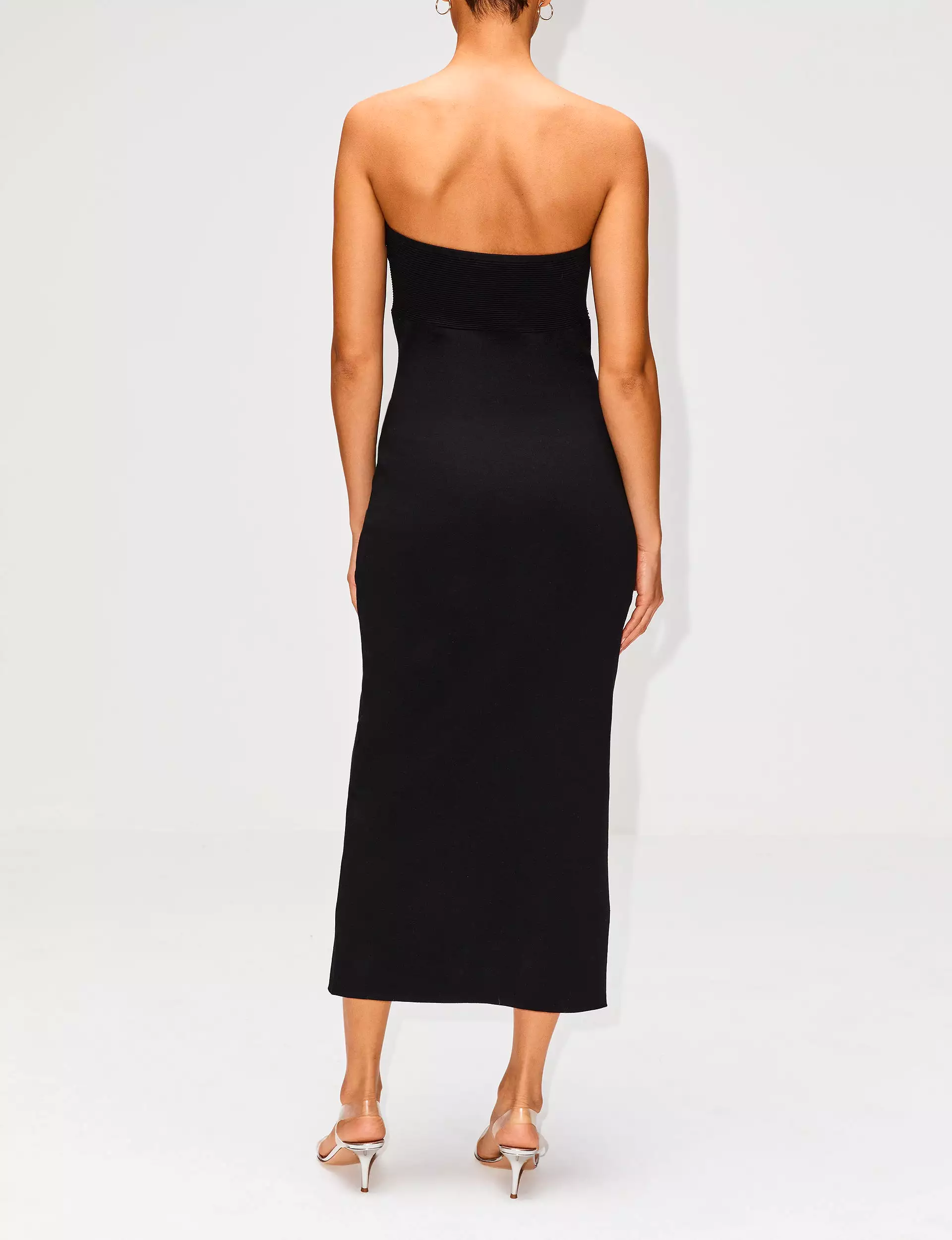 Strapless Column Dress