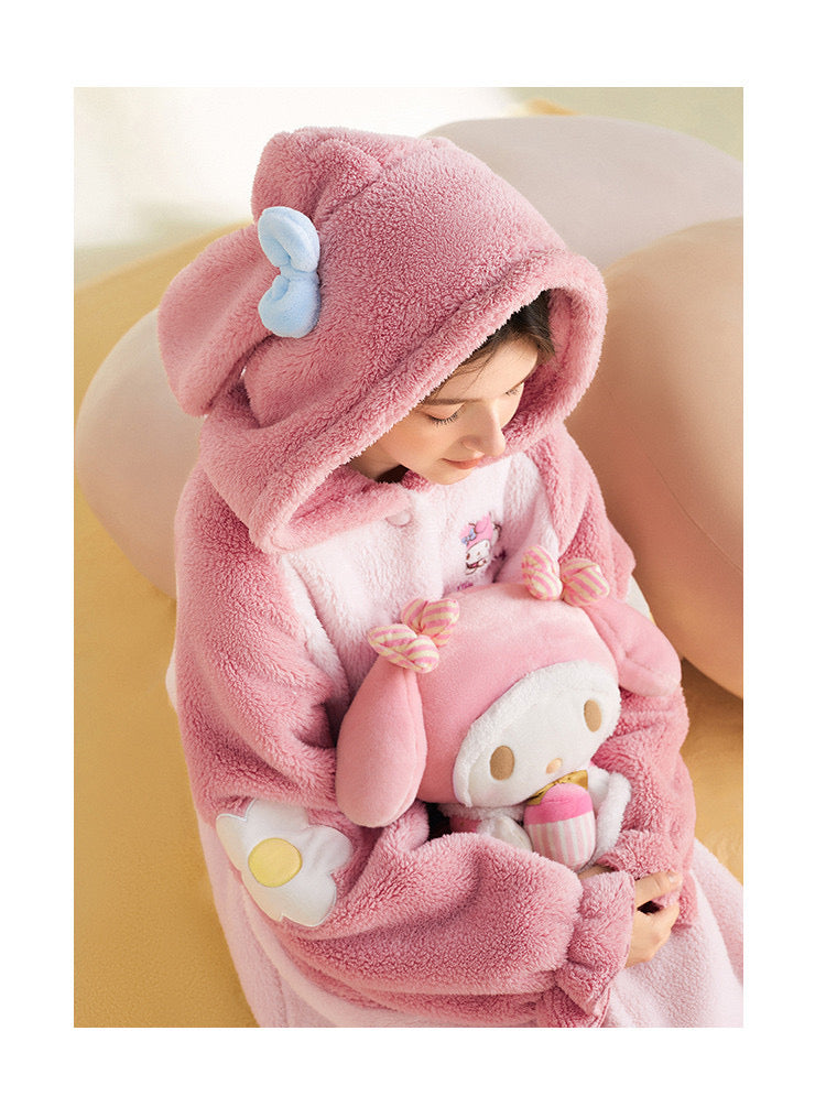 super warm 2021 Fw my melody pyjamas dress