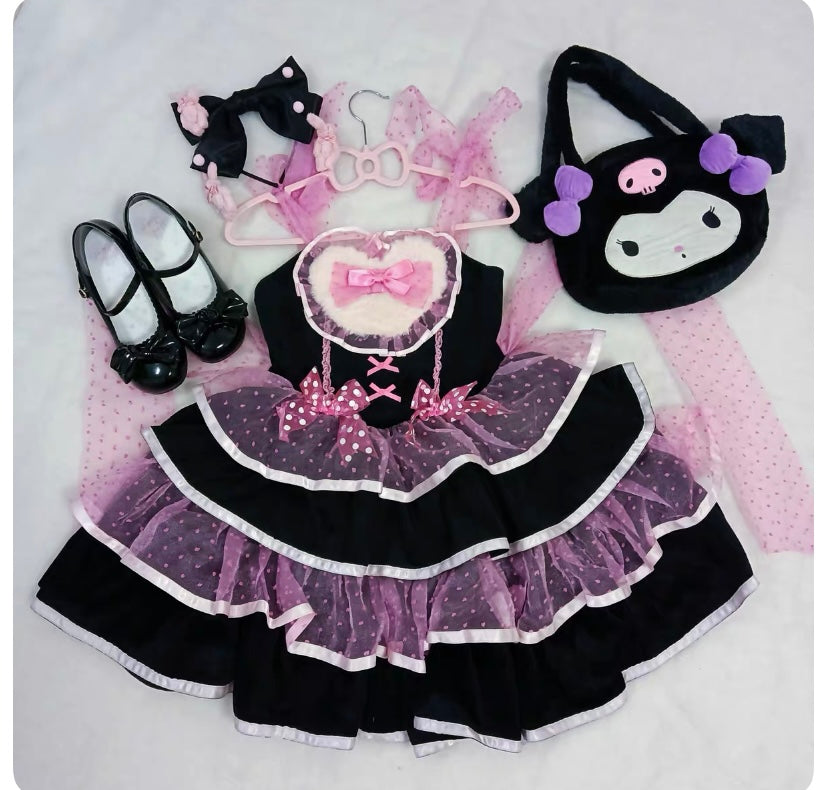 Sweet rabbit Peach bunny Lolita dress