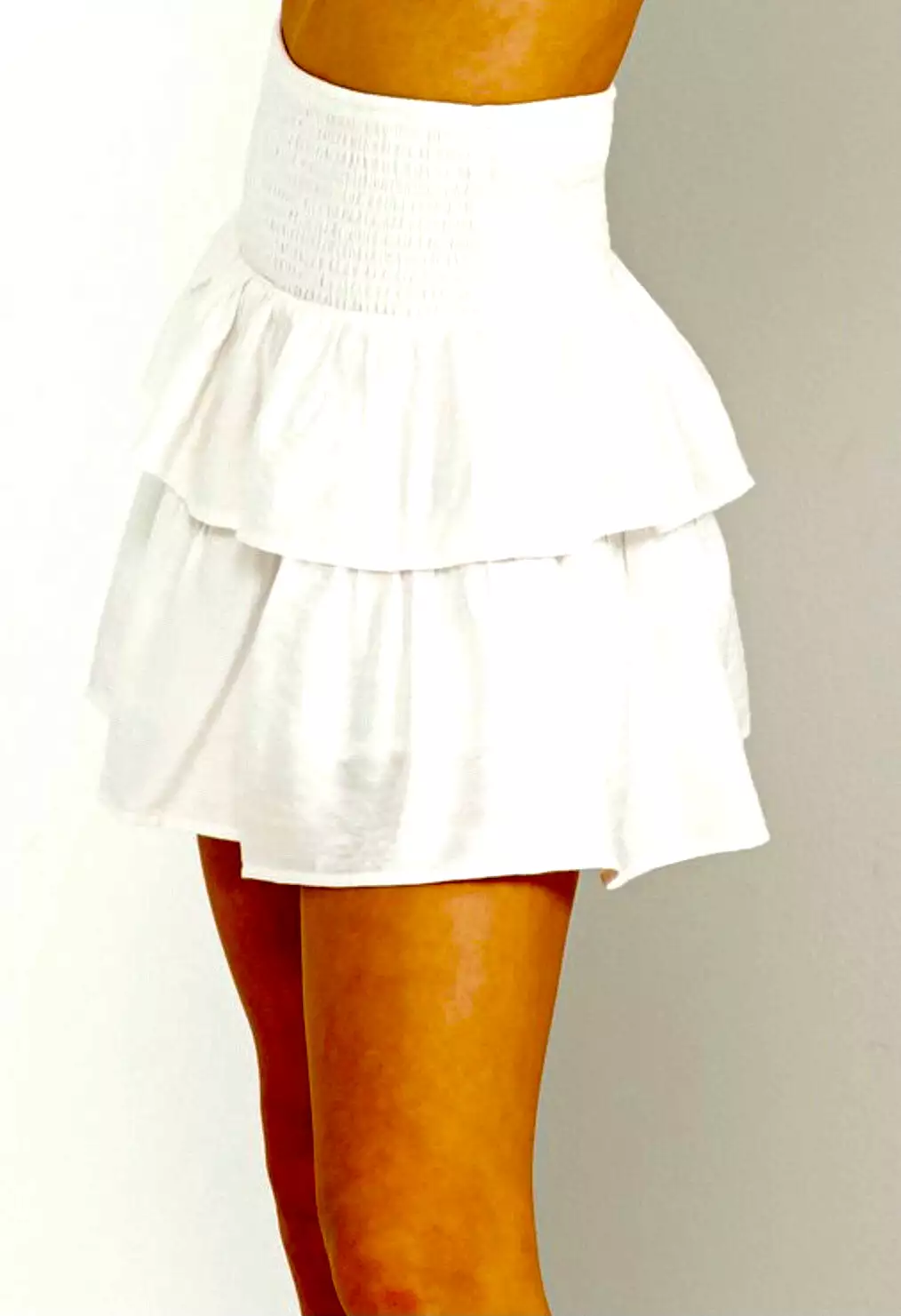 Tell all white skirt