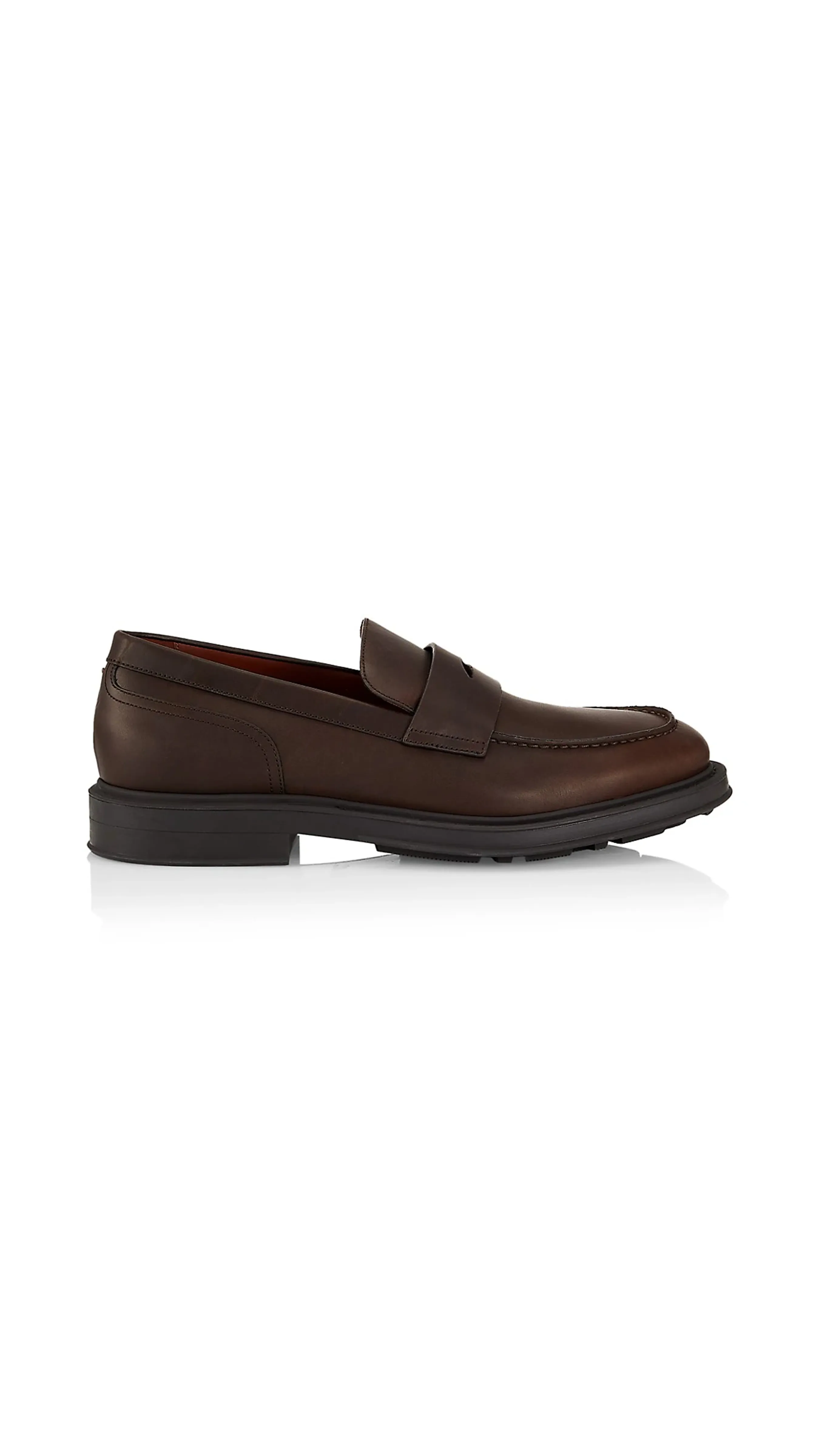 Travis Leather Loafers - Ultra-dark Brown