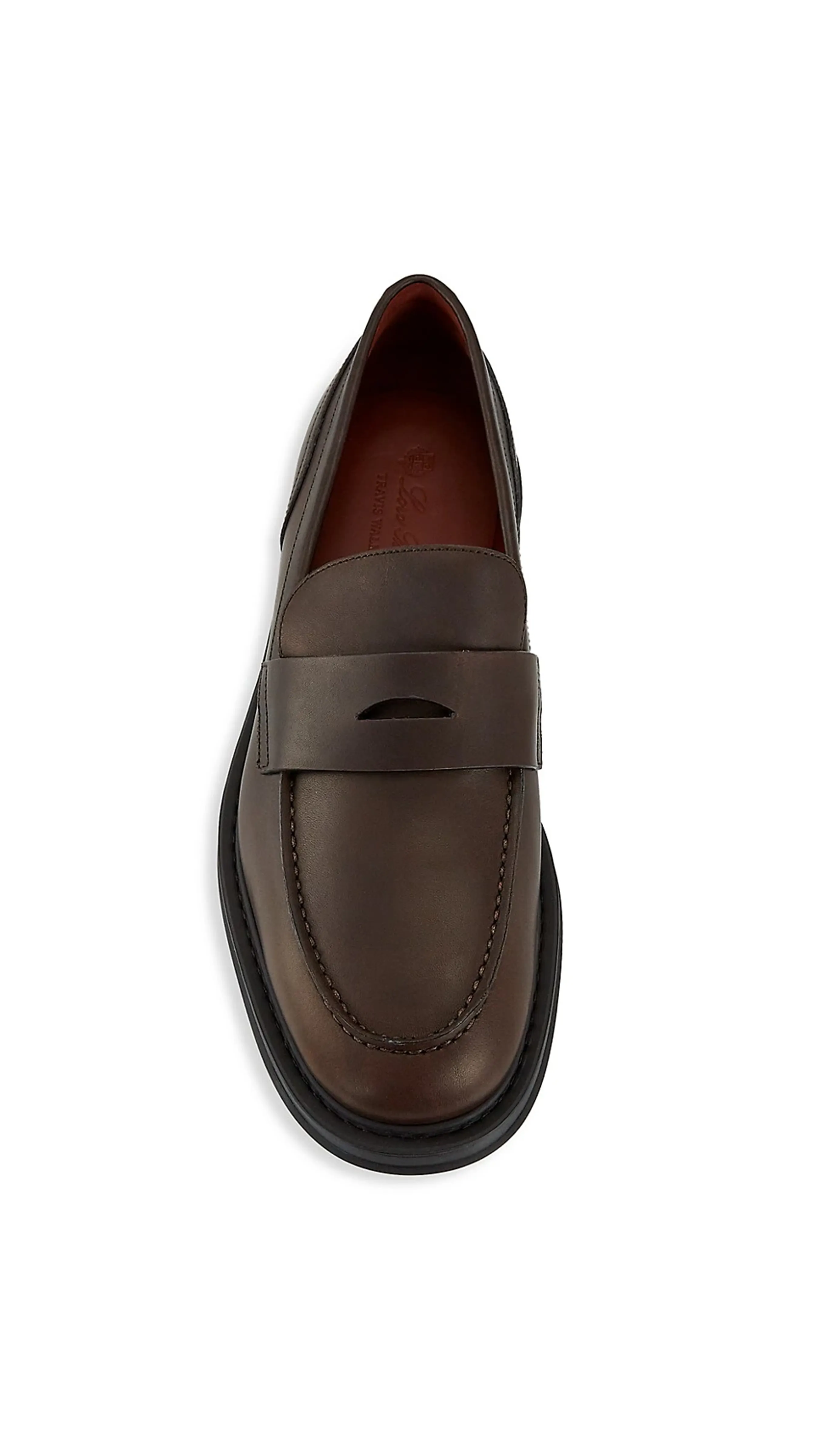 Travis Leather Loafers - Ultra-dark Brown