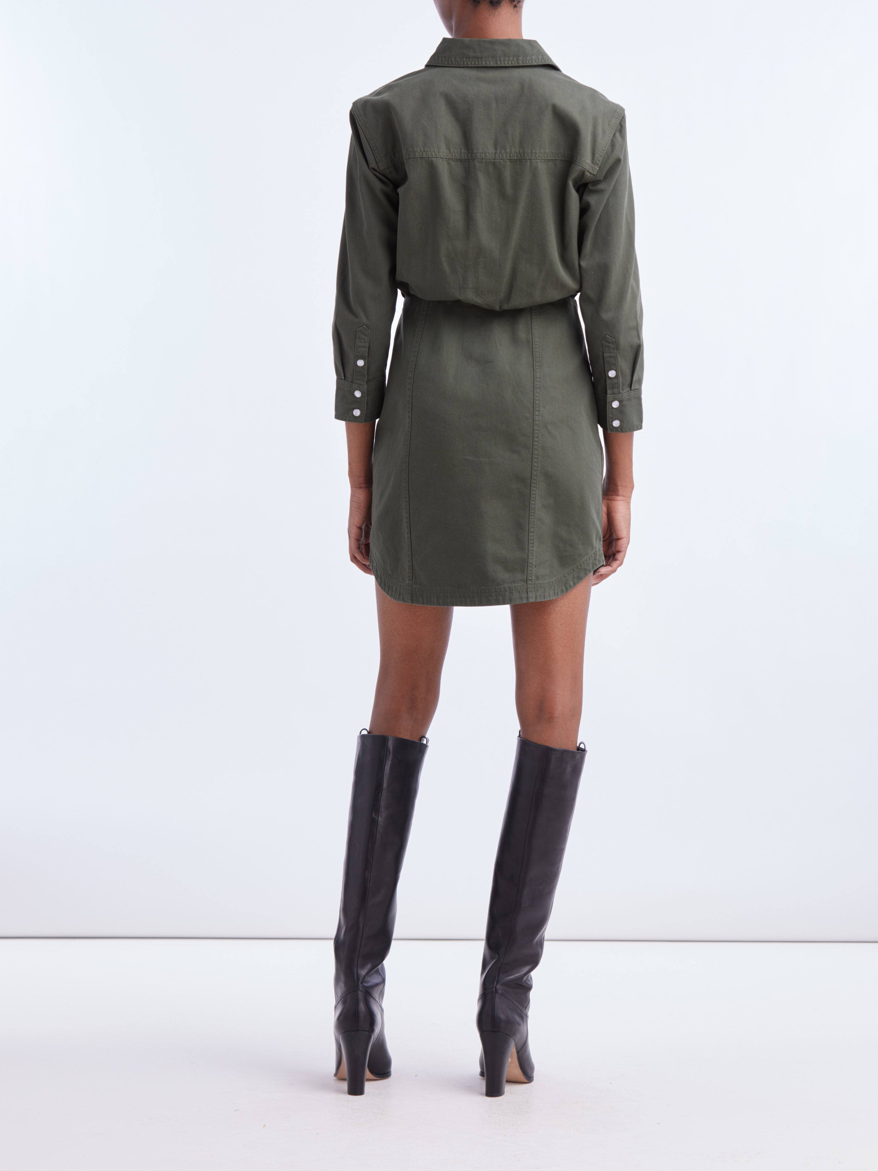 Veronica Beard - Keston Dress - Army Green