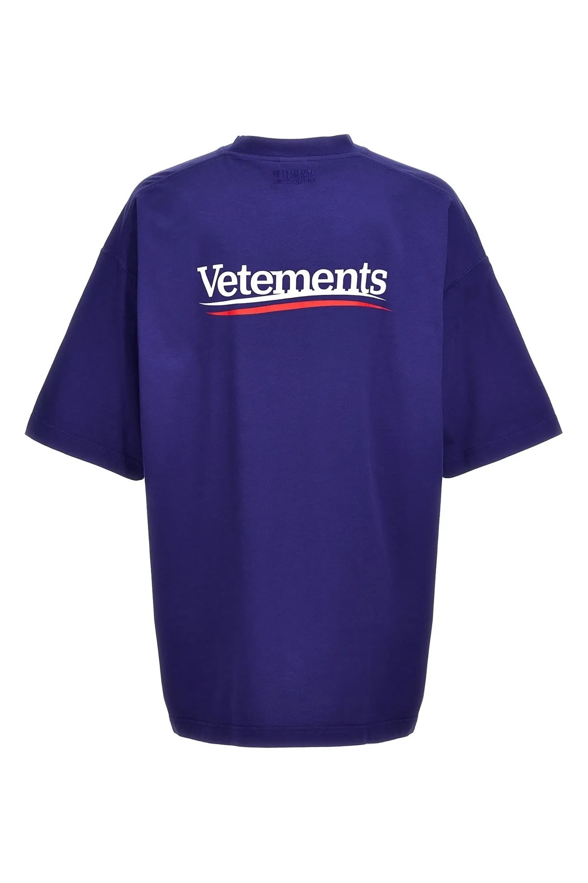 VETEMENTS  |Street Style Cotton Short Sleeves Oversized Logo T-Shirts