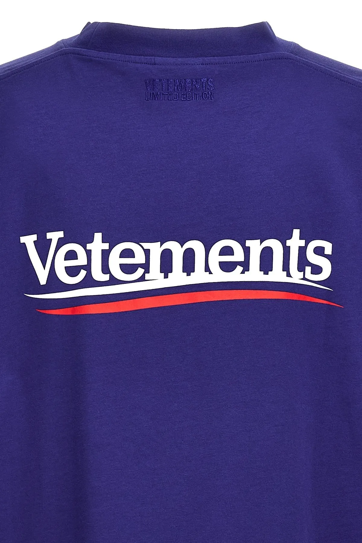 VETEMENTS  |Street Style Cotton Short Sleeves Oversized Logo T-Shirts