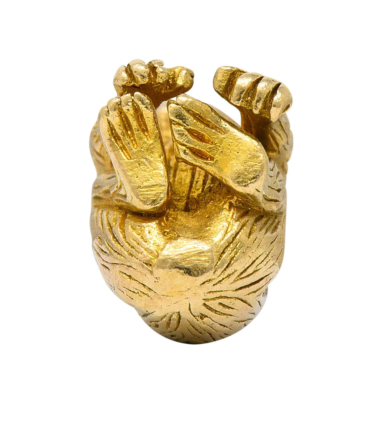 Vintage 14 Karat Gold Monkey Charm