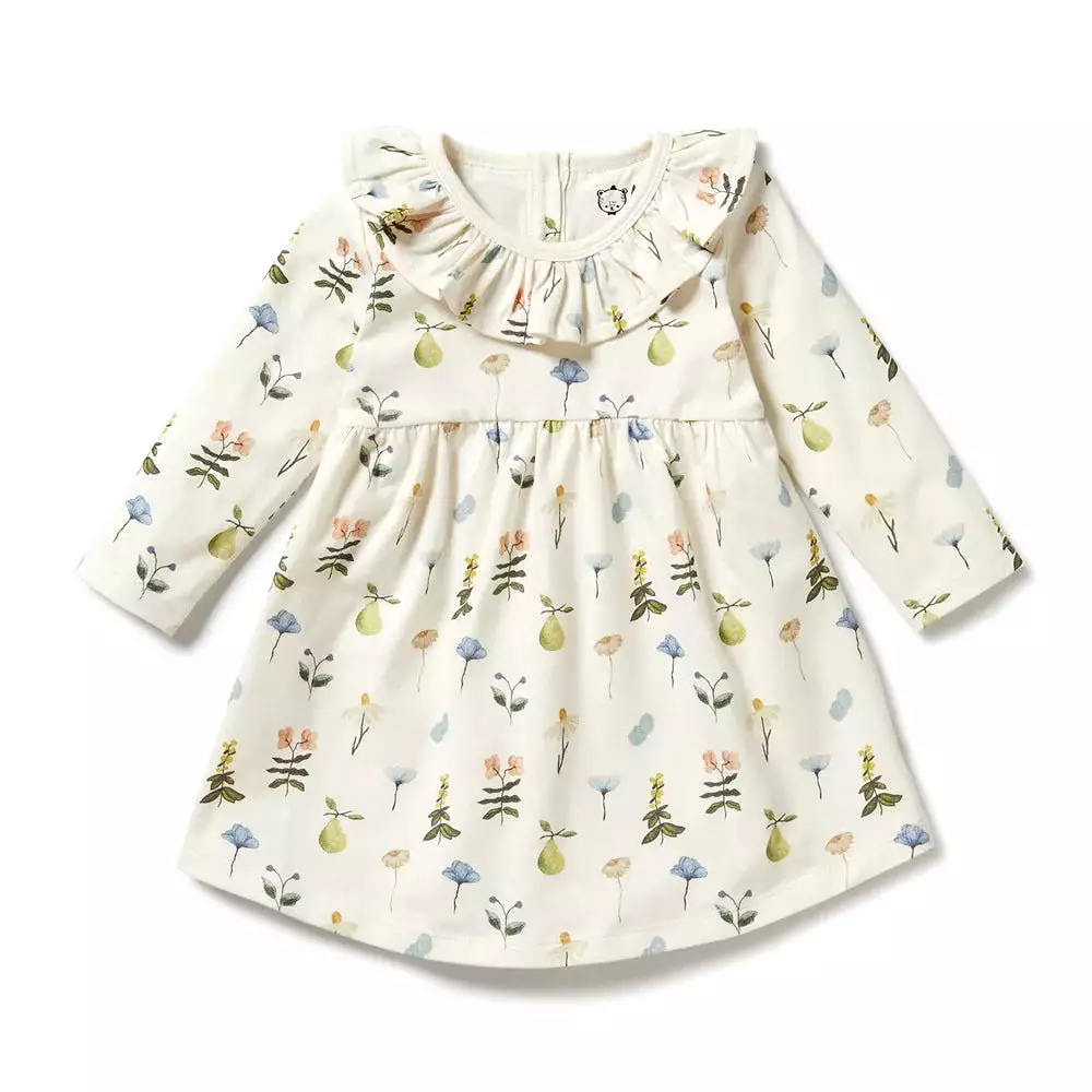 Wilson & Frenchy Organic Ruffle Dress - Petit Garden